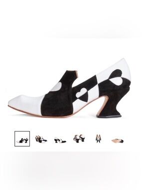 NWOB - KAIJA LOAFER HEELS WITH HEARTS